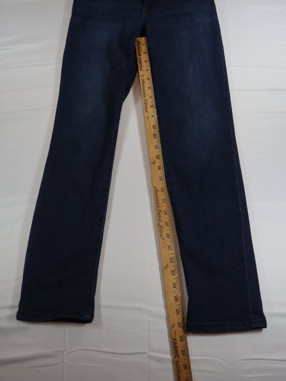 Democracy Jeans Womens 0p Blue Ab Solution Skinny Leg Denim Cotton Stretch - Picture 3 of 7
